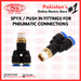 SPYX / Push-in y Fitting For Pneumatic Connections, standard store, standard electric co.