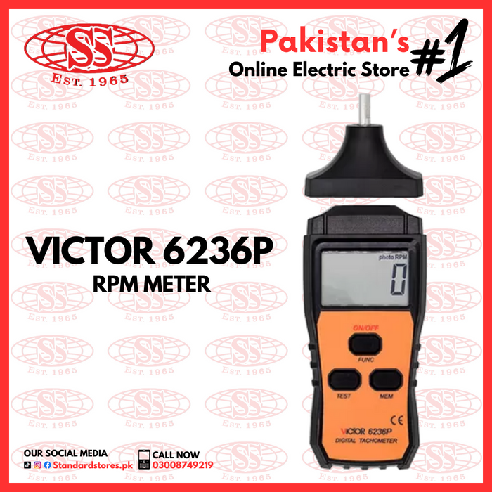 Victor 6236P RPM Meter