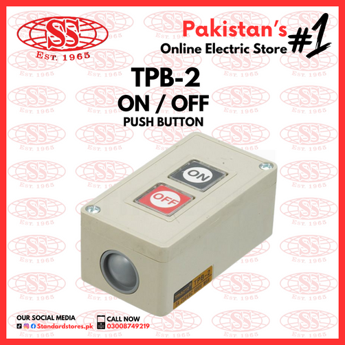 Control Push Button TPB-2 ON/OFF — Standard Electric Co.