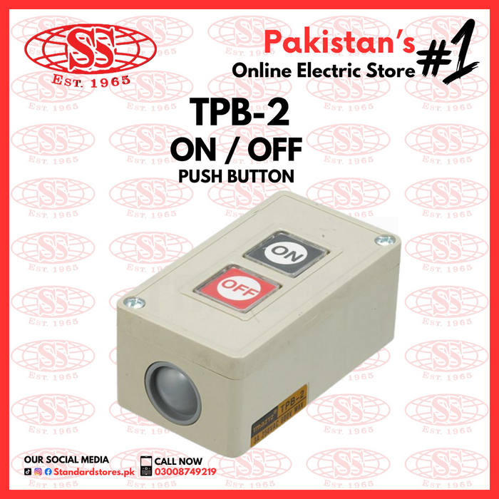 Control Push Button TPB-2 ON/OFF