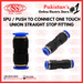 SPU / Push to Connect One Touch Union Straight Stop Fitting, standard store, standard electric co.