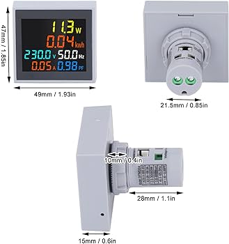 LED Indicator 6 IN 1 Digital 48x48 D48-2058