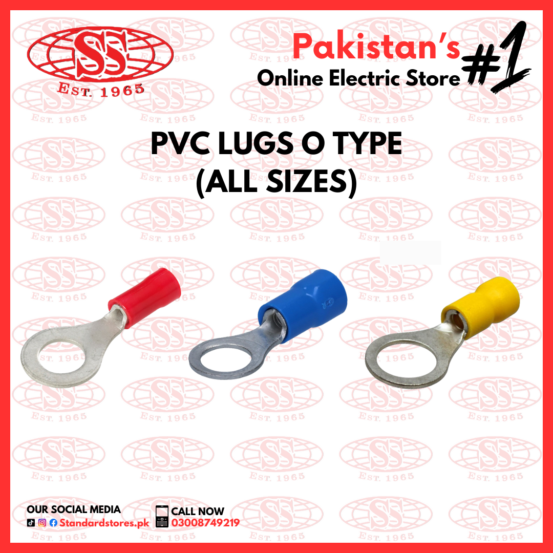 Opentype Lug Electrical Wiring PVC Insulated O Type lugs (PRICE/100PCS) — Standard ...