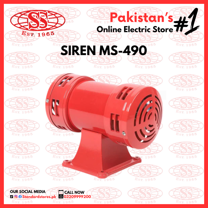 Alarm Hooter/Sirens MS-190 / MS-290 / MS-390 / MS-490