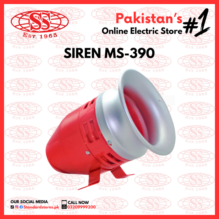 Alarm Hooter/Sirens MS-190 / MS-290 / MS-390 / MS-490