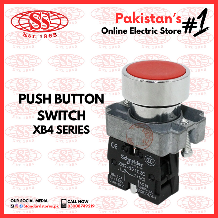 4push Button Control 22m Push Button 22mm XB4 Series — Standard Electric Co.