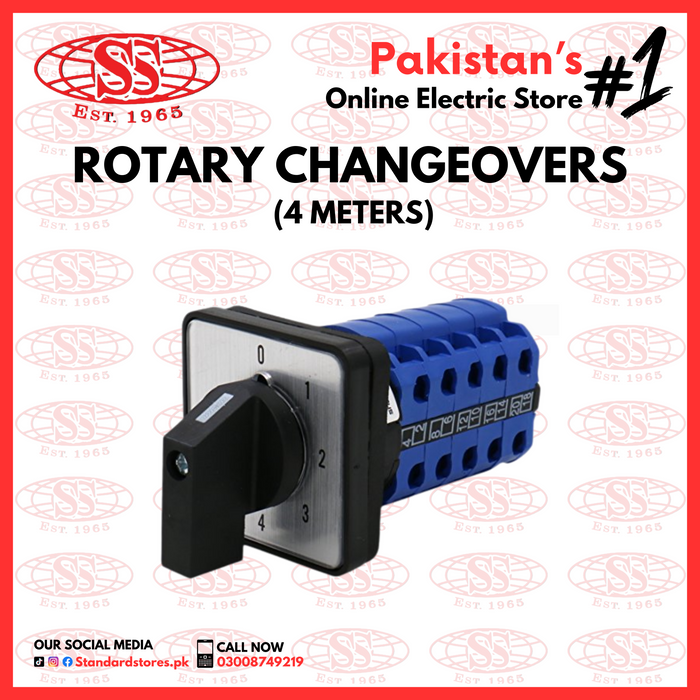 Rotary Changeovers 63AMP 4-Meter C/O Single Phase