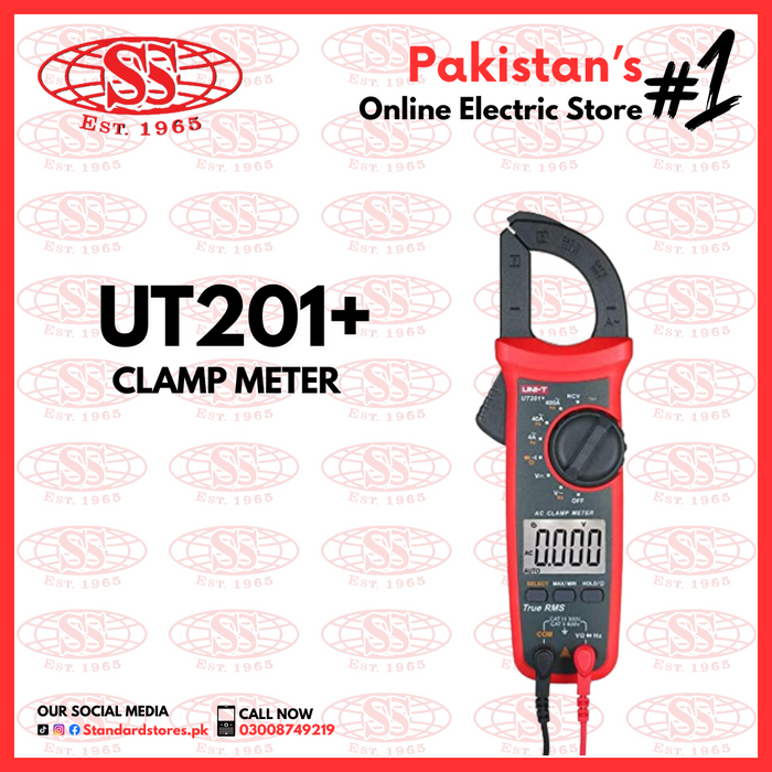 Digital Clamp Meter UNI-T UT201+