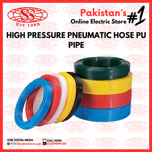 High Pressure Pneumatic Hose PU Pipe, standard store, standard electric co.