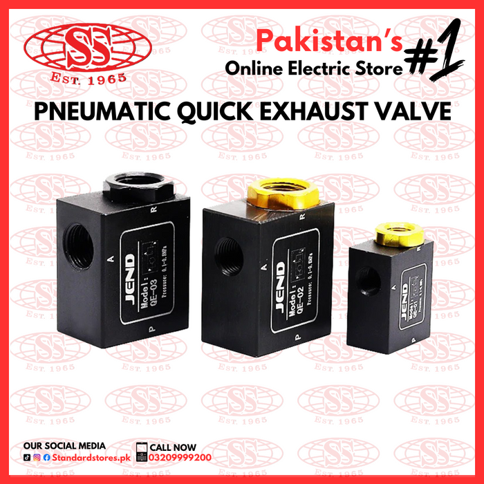 Pneumatic Quick Exhaust Valve, standard store, standard electric co.