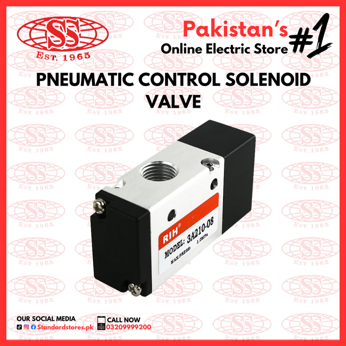 Pneumatic Control Solenoid Valve / Air Valve. standard store, standard electric co.