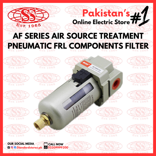 AF Series Air Source Treatment Pneumatic FRL Components Filter standard store, standard electric co.