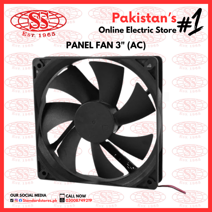 Panel Fans AC/DC Various Sizes