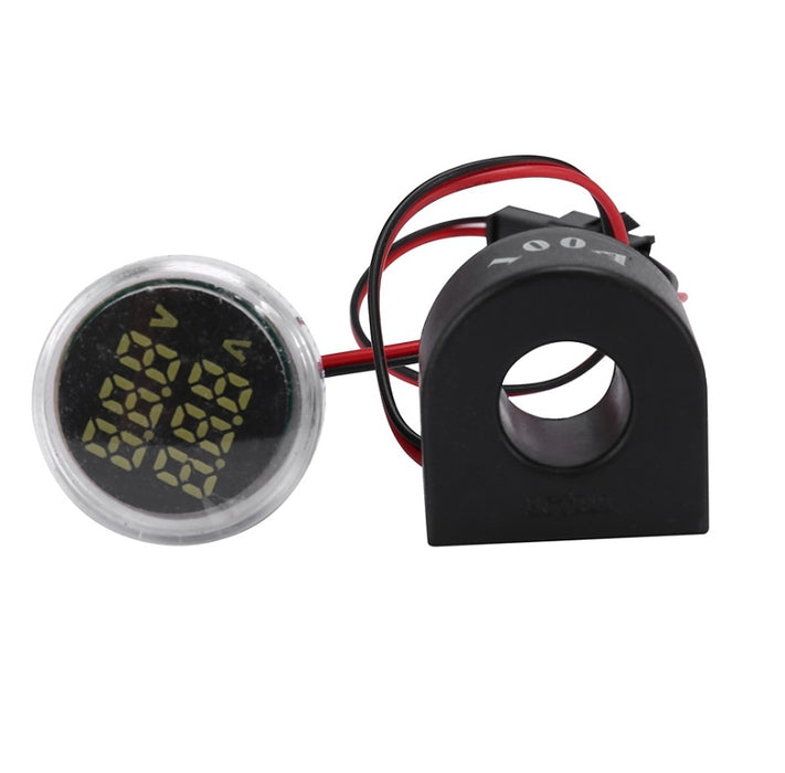 LED Indicator 3 IN 1 Round 22mm Amp/Volt/Hz