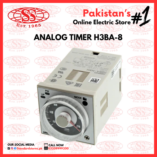 Analog Timer H3BA-8, standard stores, standard electric co.