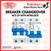 Breaker Changeover MTS 2P 63AMP With Interlock safety, standard stores, standard electric co.