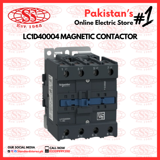 LC1D40004 Contactor - Reliable High-Current Electrical Control for Industrial & Commercial Use, standard store, standard  electric Co.