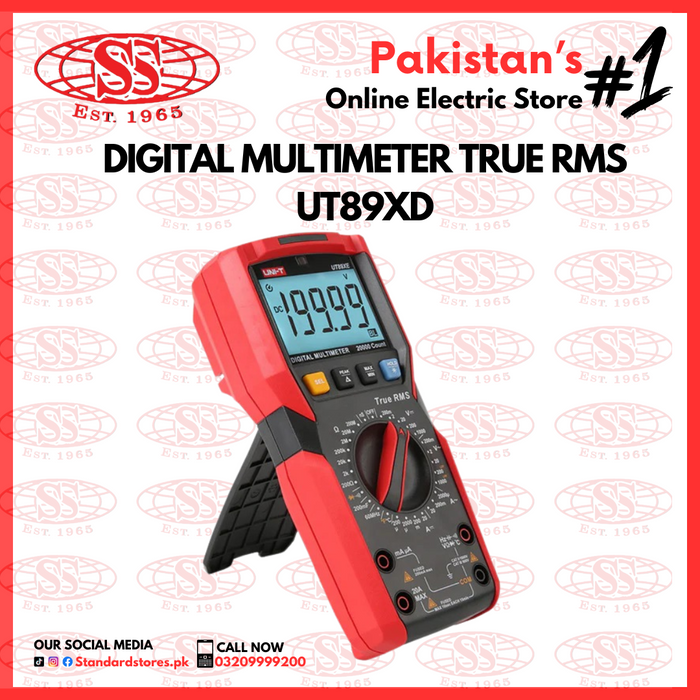 Digital Multimeter True RMS UT89XD