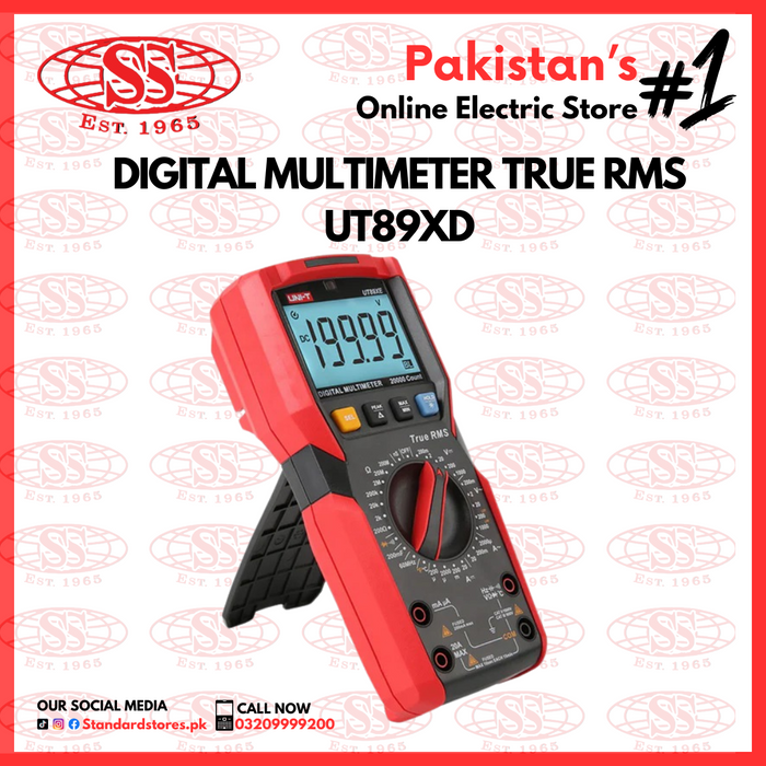 Ut89xd Digital Multimeter True RMS UT89XD — Standard Electric Co.