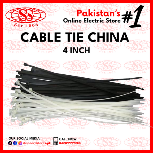 Cable Tie 4" (China), standard stores, standard electric co.