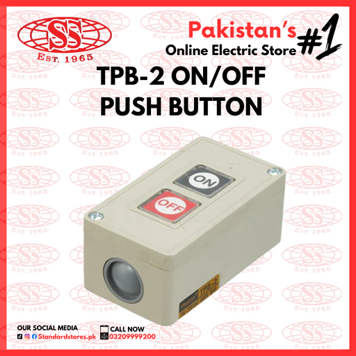 Control Push Button TPB-2 ON/OFF, standard stores, standard electric co.