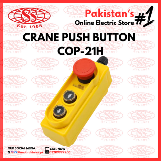 Crane Push Button With  Emergency / Crane Pendent Control Station Rainproof, standard stores, standard electric co.