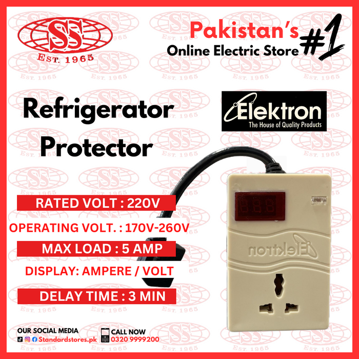 Automatic Refrigerator & Freezer Protector 2in1 Elektron