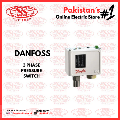 Danfoss 3 Phase Pressure Switch, standard stores, standard electric co.