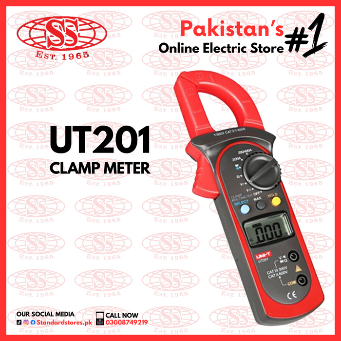 Digital Clamp Meter UNI-T UT201 Classic