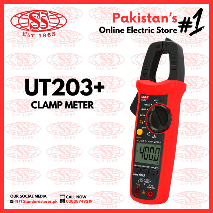 Digital Clamp Meter UNI-T UT203+