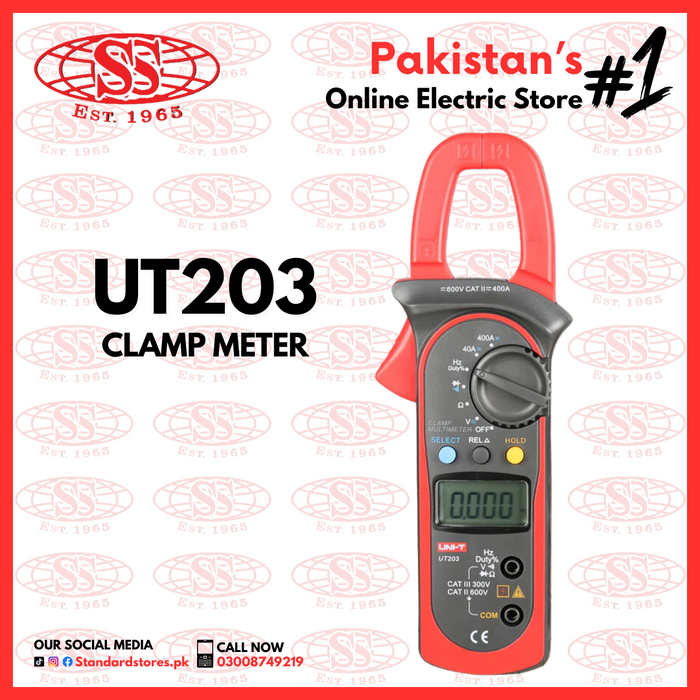 Digital Clamp Meter UNI-T UT203 Classic