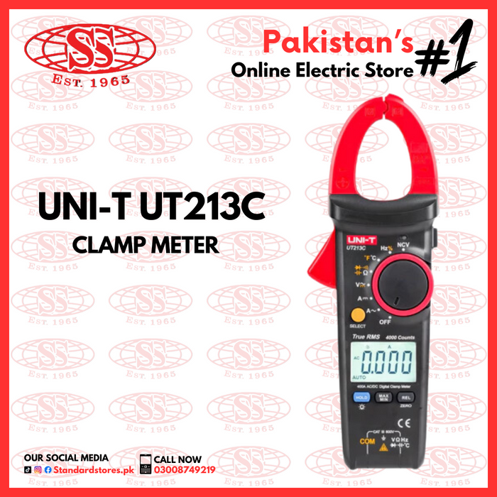 Digital Clamp Meter UNI-T UT213C