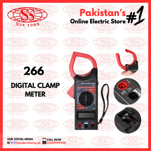 Digital Clamp Meter 266, standard stores, standard electric co.