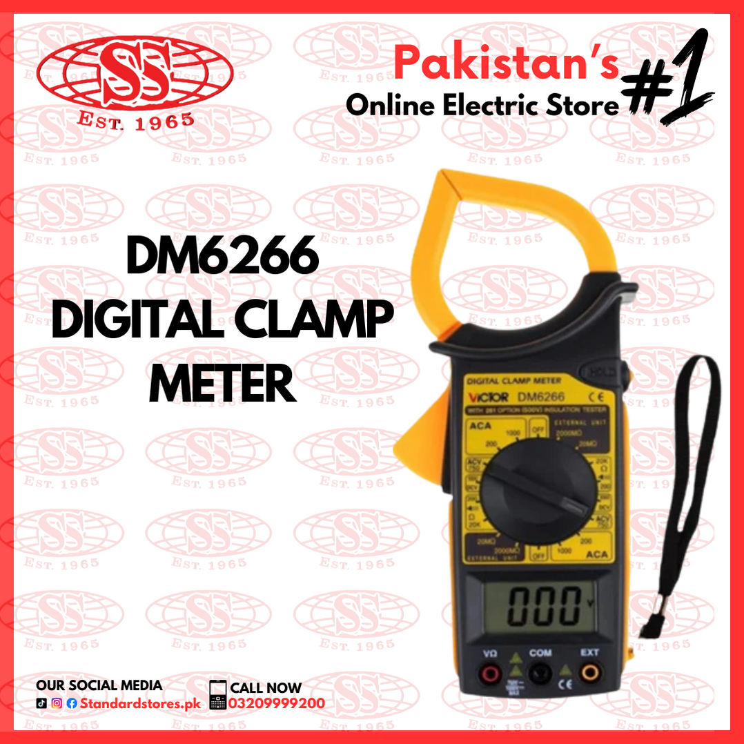 Digital Clamp Meter DM 6266 — Standard Electric Co.