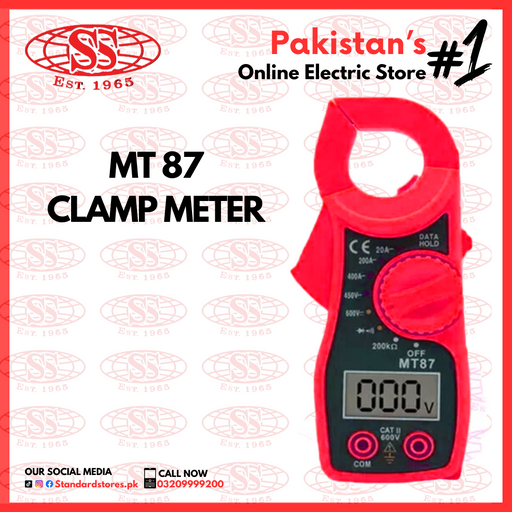 Digital Clamp Meter MT-87, standard stores, standard electric co.