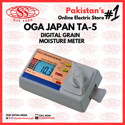 Digital Grain Moisture Meter OGA TA-5 (Made in Japan), standard stores, standard electric co.