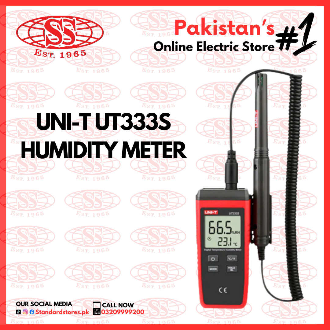 Digital Temperature Humidity Meter UT333S — Standard Electric Co.