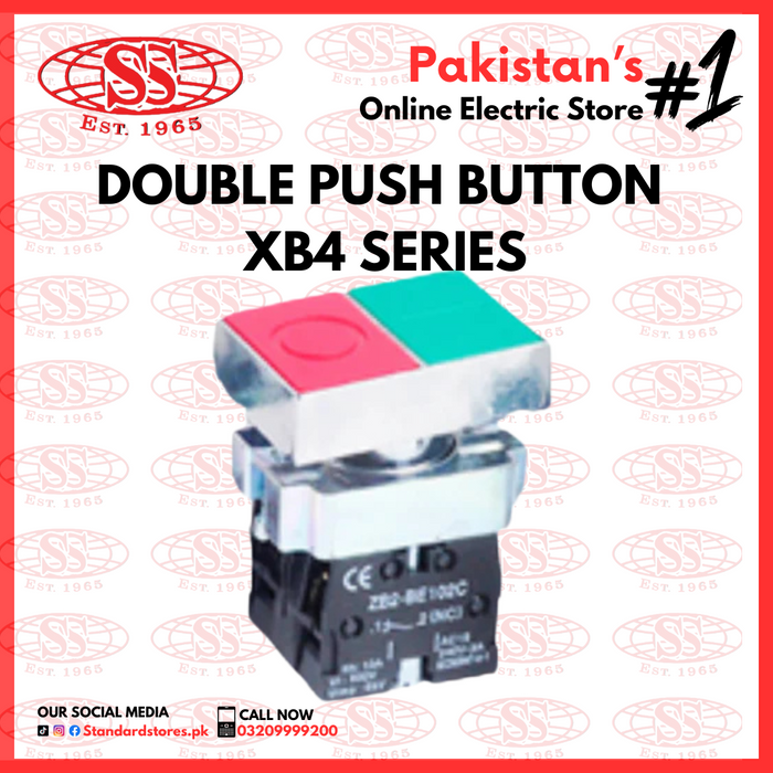 Double Push Button XB4 Series, standard stores, standard electric co.