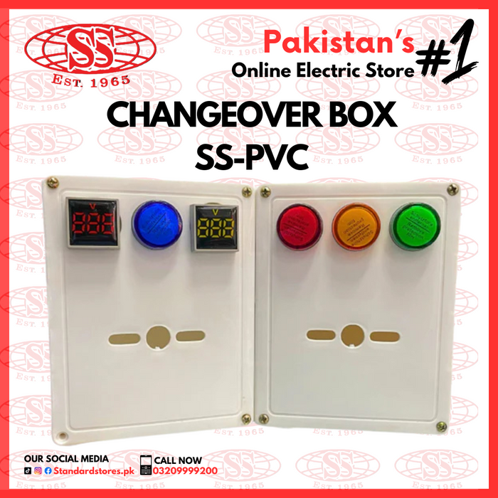 Electric Changeover Box SS-PVC, standard stores, standard electric co.