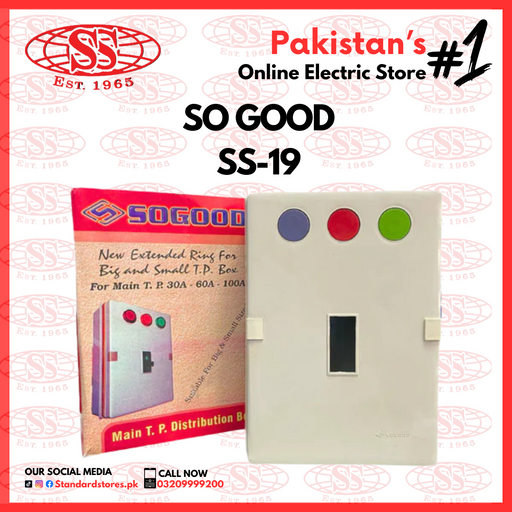 Electric Distribution Box SoGood Panels (SS-13/SS-15/SS-19/SS-20), standard stores, standard electric co.