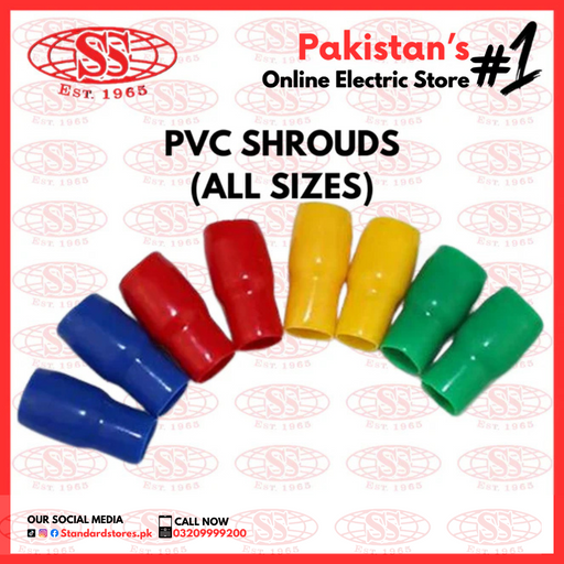 Electrical Wire PVC Shrouds (All Sizes), standard stores, standard electric co.