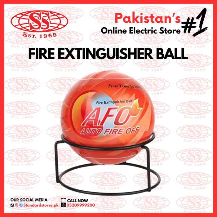 FIRE EXTINGUISHER BALL, standard stores, standard electric co.