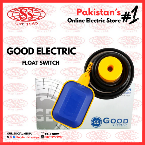 Float Switch Good Electric for Water Tanks, standard stores, standard electric co.