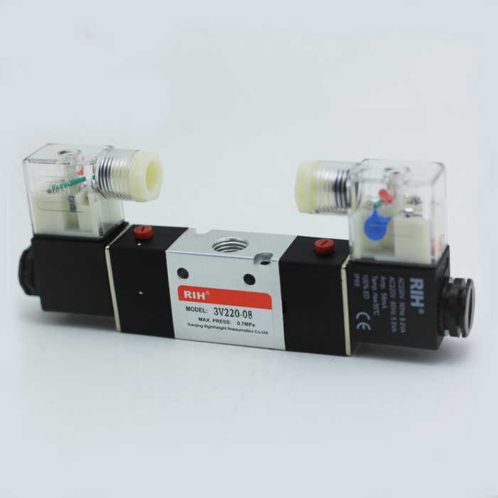 Solenoid Valve 5/2 Position Double Coil Pneumatic Solenoid Valve