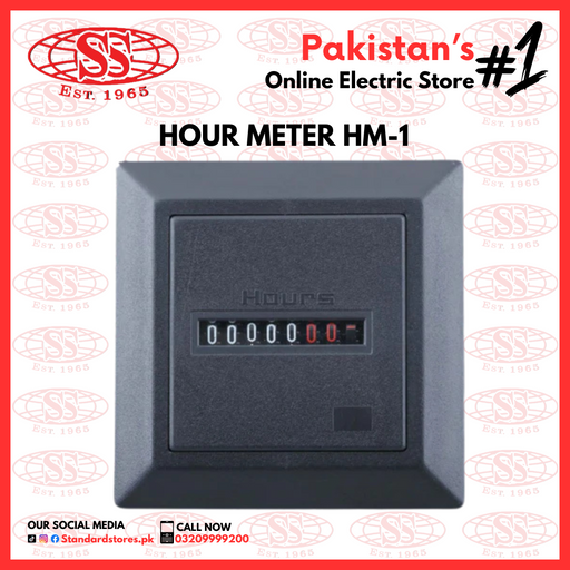 Hour Meter HM-1, standard stores, standard electric co.