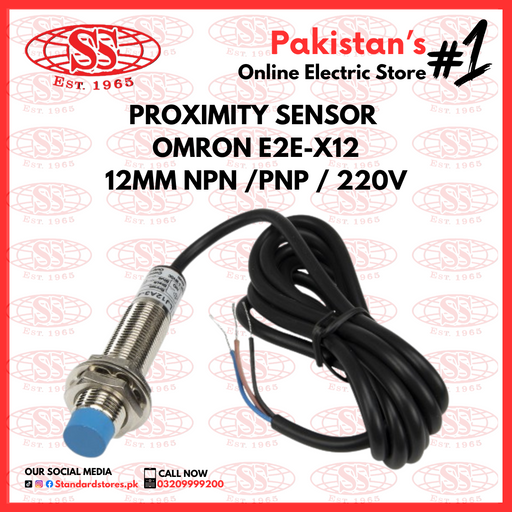 Inductive Proximity Sensor (12mm) NPN/PNP, standard stores, standard electric co.