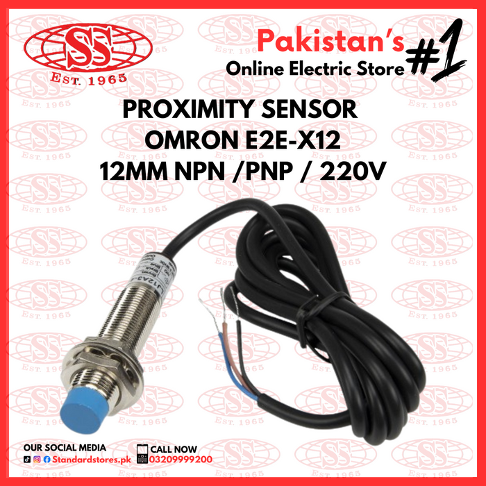 Inductive Proximity Sensor (12mm) NPN/PNP, standard stores, standard electric co.