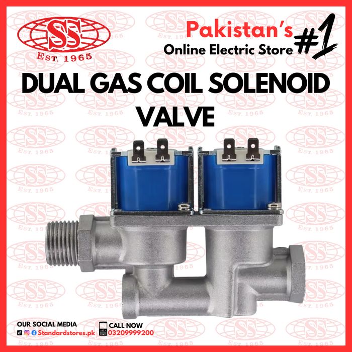 KG11-25BS Dual Gas Coil Solenoid Valve, standard stores, standard electric co.