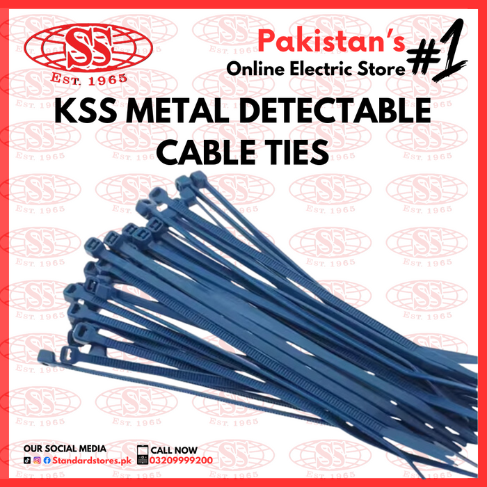 KSS Metal Detectable Cable Ties ( Price On Demand), standard stores, standard electric co.