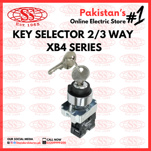 Key Selector 2way / 3way XB4 Series, standard stores, standard electric co.